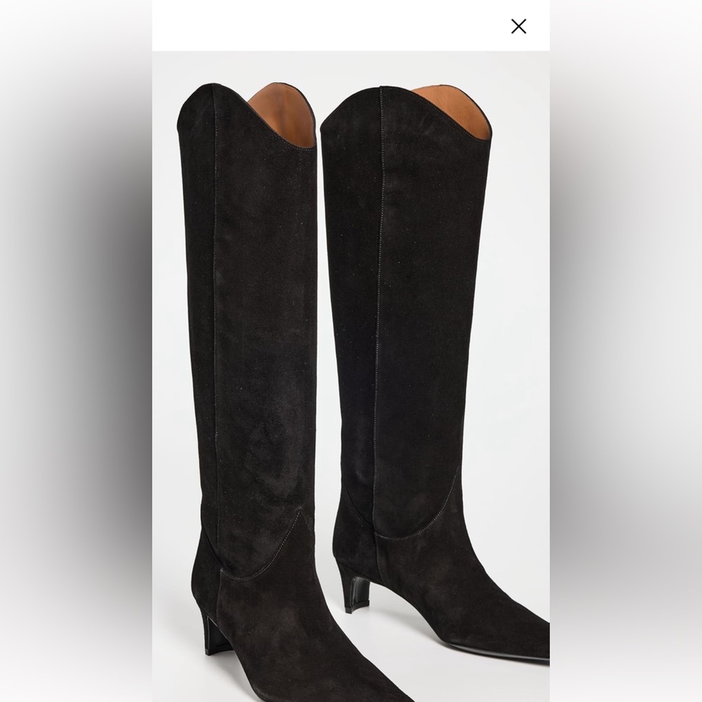 Staud western Wally boot suede